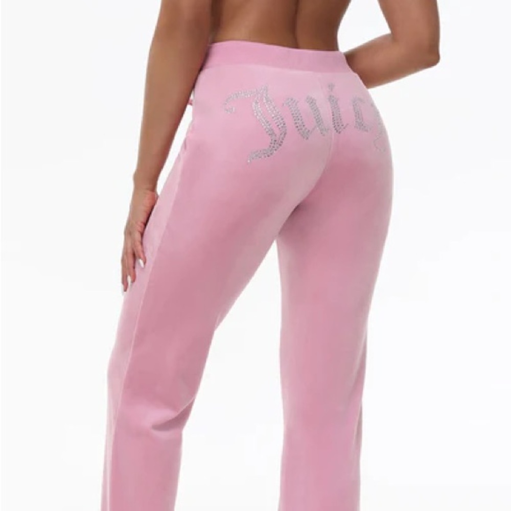 Juicy Couture Pink Velour Pants